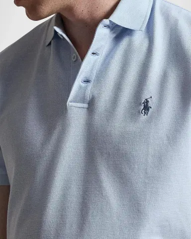 Polo Ralph Lauren Men's Custom-Slim-Fit Stretch Mesh Polo Shirt | Thumbnail 6 Polo Ralph Lauren Men's Custom-Slim-Fit Stretch Mesh Polo Shirt | Thumbnail 6