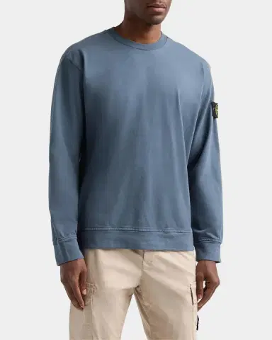 Stone Island Men's Compass Crewneck Sweatshirt | Thumbnail 4 Stone Island Men's Compass Crewneck Sweatshirt | Thumbnail 4