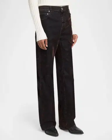 Amiri Men's Flock MA Fit Five-Pocket Pants | Thumbnail 4 Amiri Men's Flock MA Fit Five-Pocket Pants | Thumbnail 4
