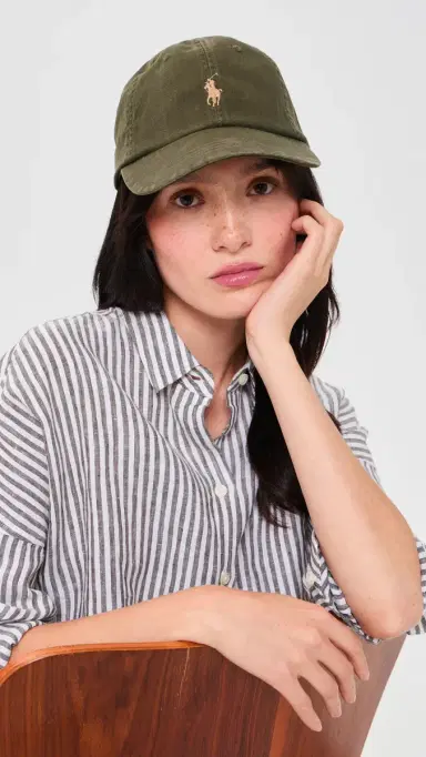 Polo Ralph Lauren Chino Sport Cap Company Olive One Size | Thumbnail 3 Polo Ralph Lauren Chino Sport Cap Company Olive One Size | Thumbnail 3