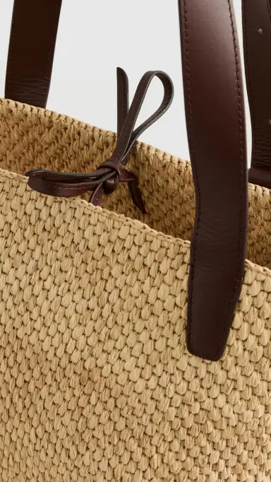 LIÉ STUDIO The Bianca Raffia Small Bag Natural One Size | Thumbnail 5 LIÉ STUDIO The Bianca Raffia Small Bag Natural One Size | Thumbnail 5