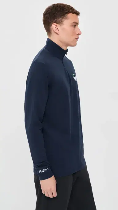 Malbon Flyer Mid Layer Jacket Navy | Thumbnail 4 Malbon Flyer Mid Layer Jacket Navy | Thumbnail 4