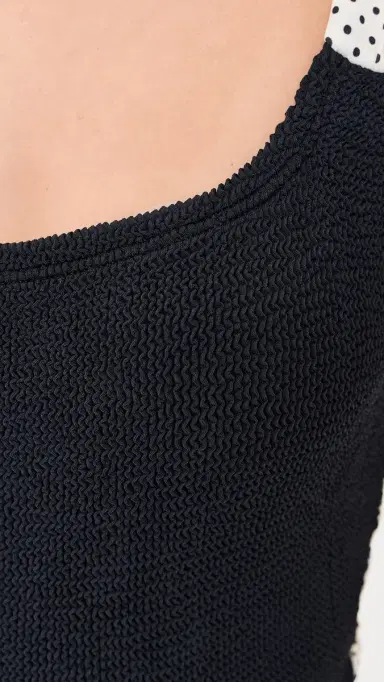 Hunza G Zoe One Piece Black/Polka Dot One Size | Thumbnail 6 Hunza G Zoe One Piece Black/Polka Dot One Size | Thumbnail 6