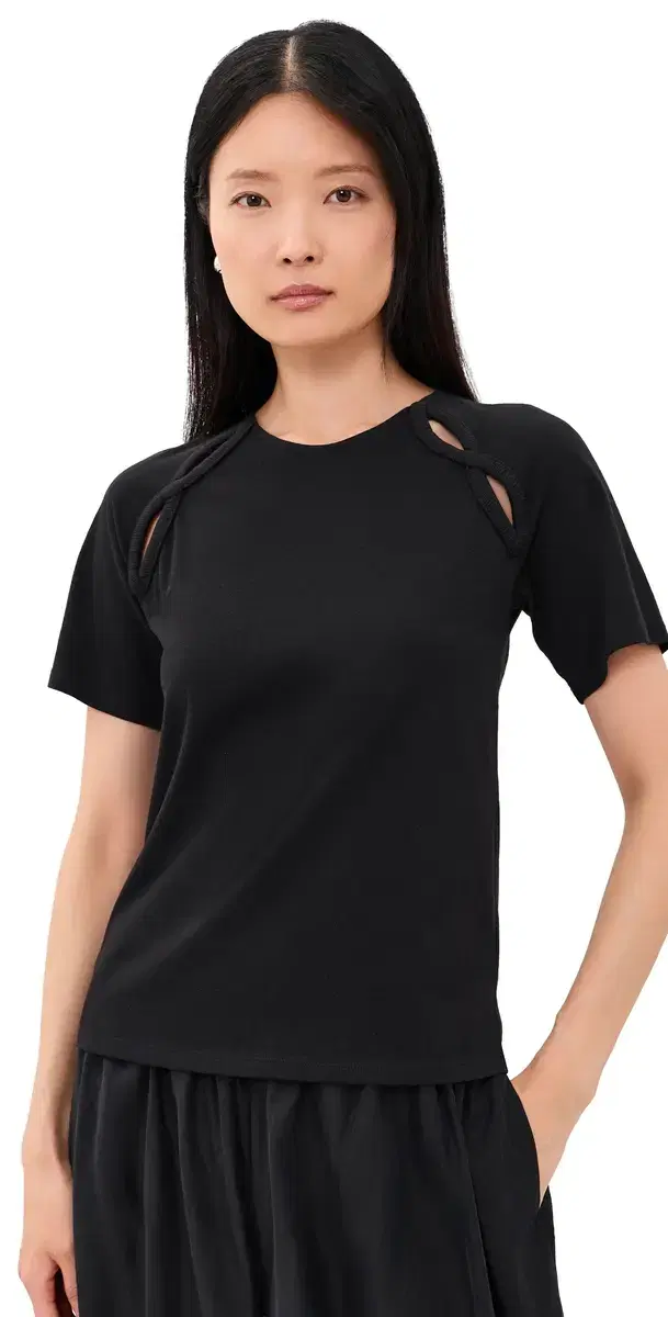 Solace Jersey Top Black Solace Jersey Top Black