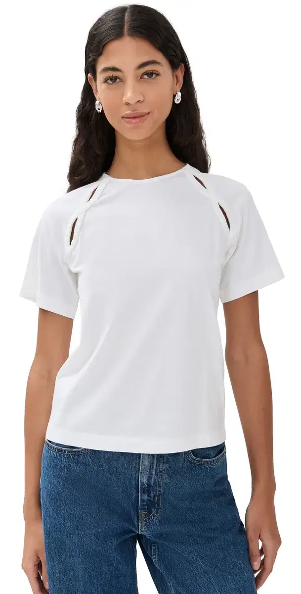 Solace Jersey Top White Solace Jersey Top White