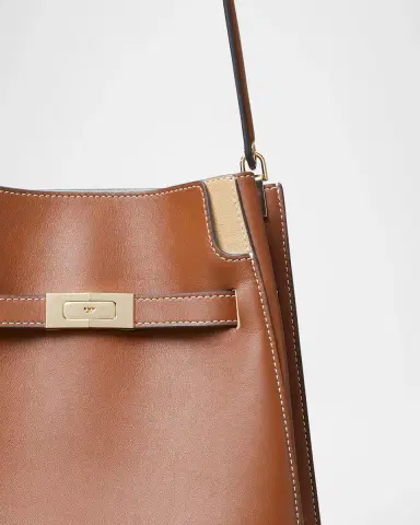 Tory Burch Lee Radziwill Leather Shoulder Bag | Thumbnail 4 Tory Burch Lee Radziwill Leather Shoulder Bag | Thumbnail 4
