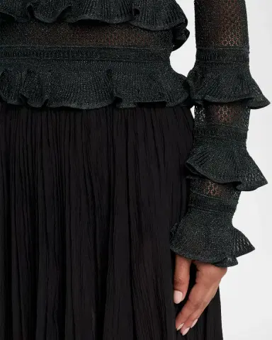 Zimmermann Valiant Lace Ruffle-Tiered Top | Thumbnail 5 Zimmermann Valiant Lace Ruffle-Tiered Top | Thumbnail 5
