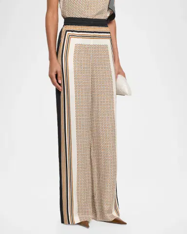 A.L.C. Tyler Printed Satin Pants | Thumbnail 4 A.L.C. Tyler Printed Satin Pants | Thumbnail 4
