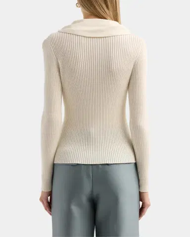 Zimmermann Valiant Merino Scarf Sweater | Thumbnail 3 Zimmermann Valiant Merino Scarf Sweater | Thumbnail 3
