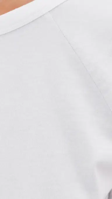 LESET Margo Baseball Tee White | Thumbnail 6 LESET Margo Baseball Tee White | Thumbnail 6