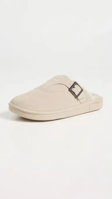 Brunch Amour Suede Shearling Slippers Beige | Thumbnail 2 Brunch Amour Suede Shearling Slippers Beige | Thumbnail 2