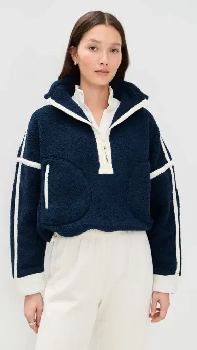 FP Movement ountain High 1/2 Zip Navy Combo | Thumbnail 2 FP Movement ountain High 1/2 Zip Navy Combo | Thumbnail 2