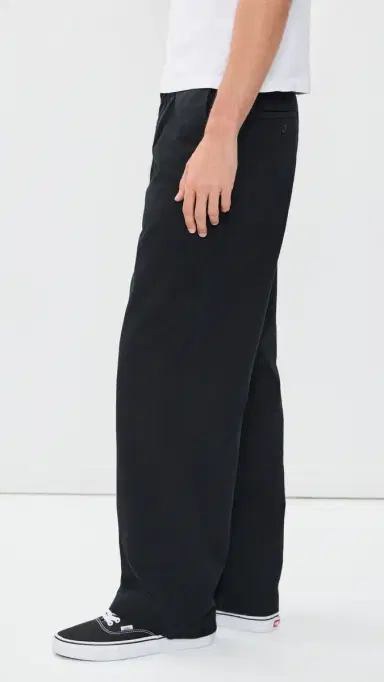 Levi's Loose Pleated Work Chinos Mineral Black Twill | Thumbnail 4 Levi's Loose Pleated Work Chinos Mineral Black Twill | Thumbnail 4