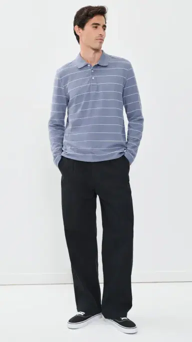 Levi's Loose Pleated Work Chinos Mineral Black Twill | Thumbnail 5 Levi's Loose Pleated Work Chinos Mineral Black Twill | Thumbnail 5