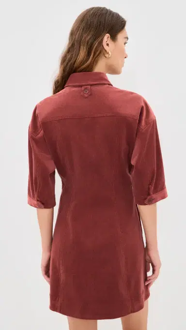 Apiece Apart Luz Mini Dress Cinnamon | Thumbnail 3 Apiece Apart Luz Mini Dress Cinnamon | Thumbnail 3