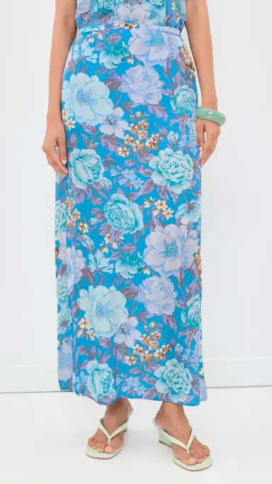 La Maregold imone Skirt Turquoise Garden ymphony | Thumbnail 2 La Maregold imone Skirt Turquoise Garden ymphony | Thumbnail 2