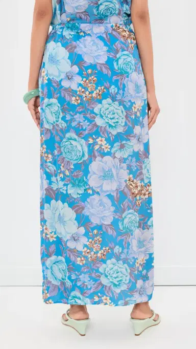 La Maregold imone Skirt Turquoise Garden ymphony | Thumbnail 3 La Maregold imone Skirt Turquoise Garden ymphony | Thumbnail 3