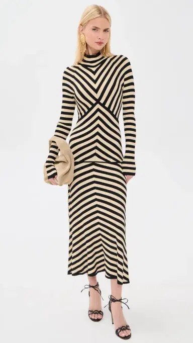 Zimmermann Valiant Deco Stripe Sweater Black/Cream | Thumbnail 5 Zimmermann Valiant Deco Stripe Sweater Black/Cream | Thumbnail 5