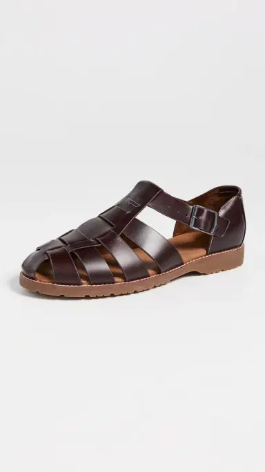 G.H. BASS G. H. Bass Reed Mini Lug Fisherman Sandals Brunette | Thumbnail 2 G.H. BASS G. H. Bass Reed Mini Lug Fisherman Sandals Brunette | Thumbnail 2