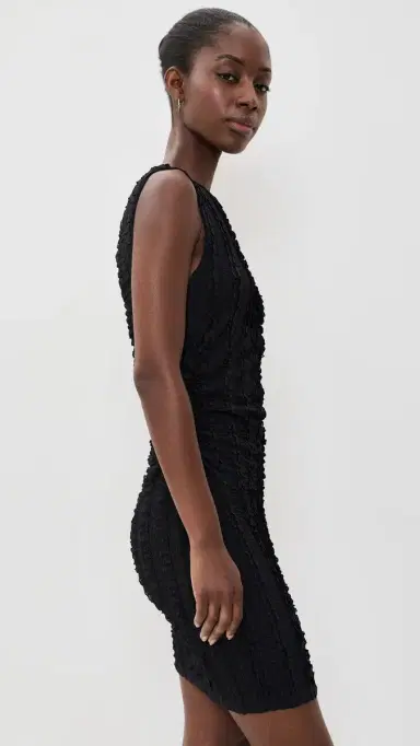 Veronica Beard Jean Charissa Mini Dress Black | Thumbnail 4 Veronica Beard Jean Charissa Mini Dress Black | Thumbnail 4