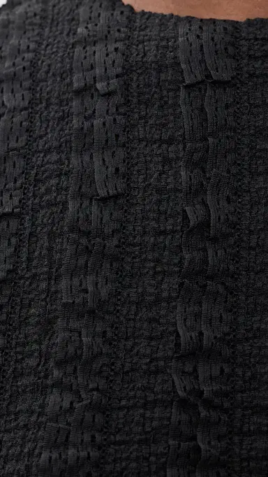 Veronica Beard Jean Charissa Mini Dress Black | Thumbnail 6 Veronica Beard Jean Charissa Mini Dress Black | Thumbnail 6