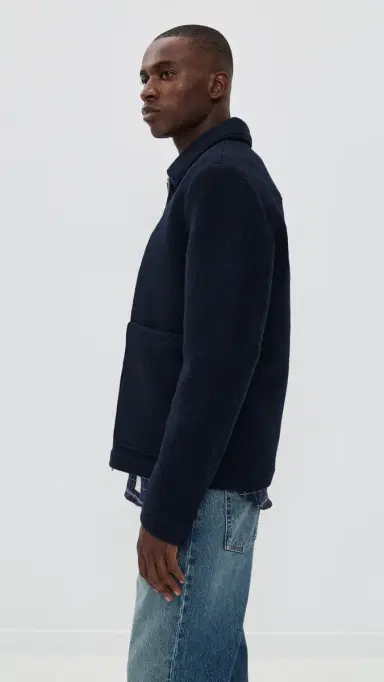 NN07 Gael Zip Jacket Navy Blue | Thumbnail 4 NN07 Gael Zip Jacket Navy Blue | Thumbnail 4