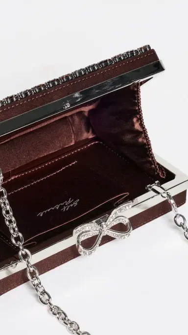 Self-Portrait Brown Chainmail Clutch Bag Color One Size | Thumbnail 6 Self-Portrait Brown Chainmail Clutch Bag Color One Size | Thumbnail 6