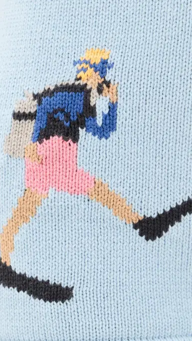 Yellow the Label Diver Cotton Knit Shorts Light Blue | Thumbnail 6 Yellow the Label Diver Cotton Knit Shorts Light Blue | Thumbnail 6