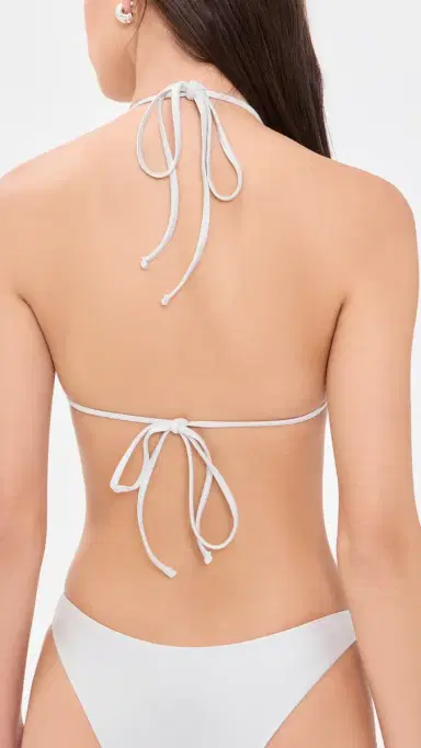 Frankies Bikinis Nick Satin Bikini Top oon | Thumbnail 3 Frankies Bikinis Nick Satin Bikini Top oon | Thumbnail 3