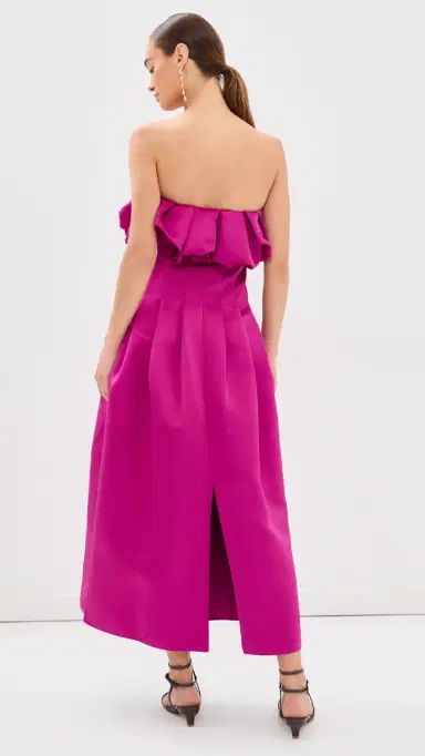 Ulla Johnson Cosima Strapless Satin Dress | Thumbnail 3 Ulla Johnson Cosima Strapless Satin Dress | Thumbnail 3