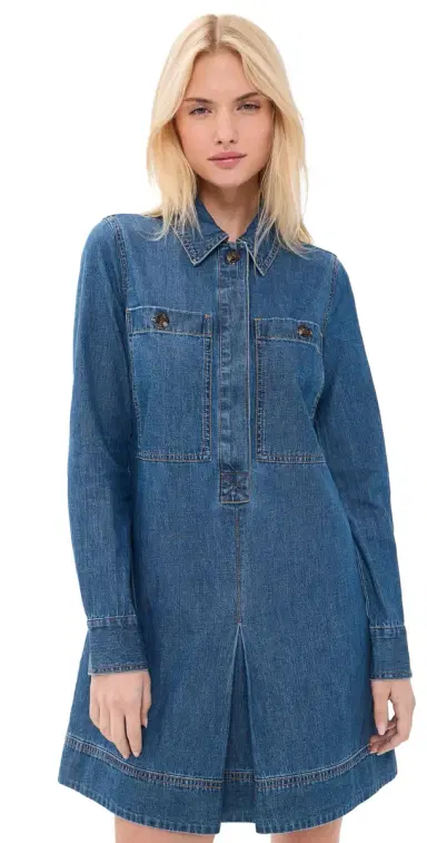 Veronica Beard Jean Pryce Mini Dress Bandit Light | Thumbnail 1 Veronica Beard Jean Pryce Mini Dress Bandit Light | Thumbnail 1