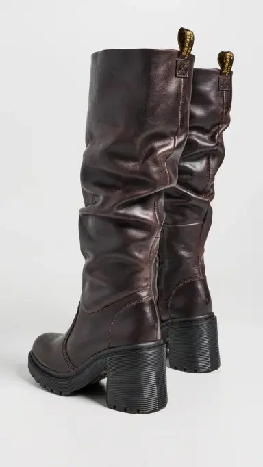 Dr. Martens Kasey High Leg Boots Dark Brown | Thumbnail 4 Dr. Martens Kasey High Leg Boots Dark Brown | Thumbnail 4