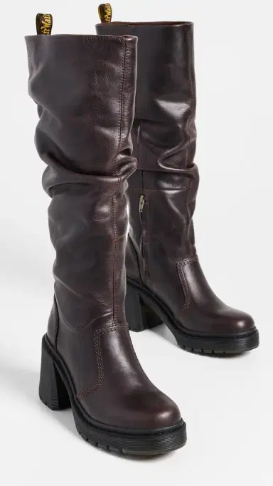 Dr. Martens Kasey High Leg Boots Dark Brown | Thumbnail 5 Dr. Martens Kasey High Leg Boots Dark Brown | Thumbnail 5