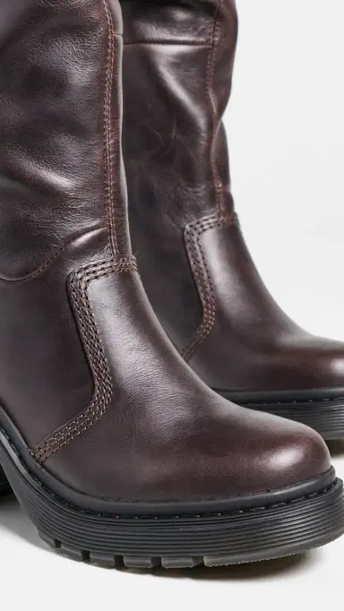 Dr. Martens Kasey High Leg Boots Dark Brown | Thumbnail 6 Dr. Martens Kasey High Leg Boots Dark Brown | Thumbnail 6