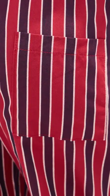 LE BOP Kelsey Cropped id Rise Pants Red/Navy Stripe | Thumbnail 6 LE BOP Kelsey Cropped id Rise Pants Red/Navy Stripe | Thumbnail 6