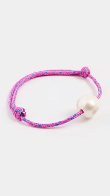 Zoe Chicco Baroque Pearl Paracord Bracelet Multi One Size | Thumbnail 2 Zoe Chicco Baroque Pearl Paracord Bracelet Multi One Size | Thumbnail 2