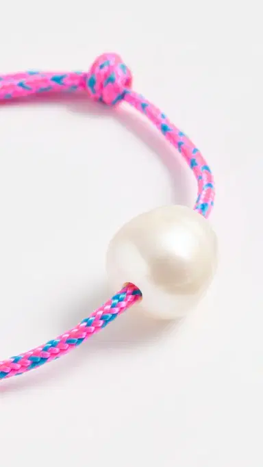 Zoe Chicco Baroque Pearl Paracord Bracelet Multi One Size | Thumbnail 4 Zoe Chicco Baroque Pearl Paracord Bracelet Multi One Size | Thumbnail 4