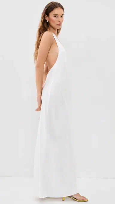 LIONESS Bare Maxi Dress Porcelain | Thumbnail 4 LIONESS Bare Maxi Dress Porcelain | Thumbnail 4