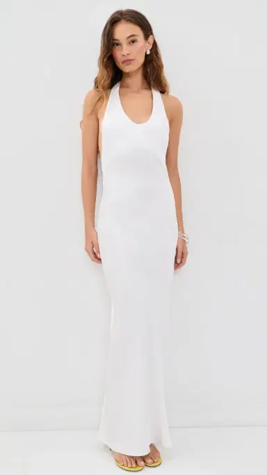 LIONESS Bare Maxi Dress Porcelain | Thumbnail 5 LIONESS Bare Maxi Dress Porcelain | Thumbnail 5