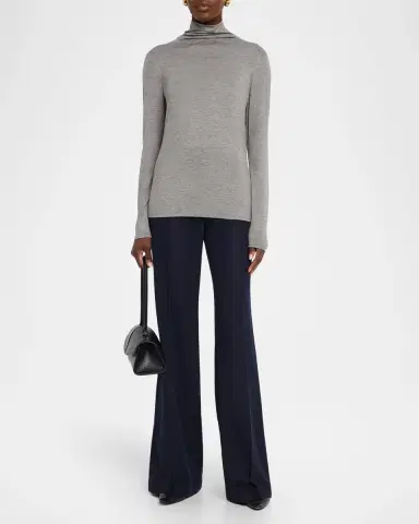 Lafayette 148 New York Lafayette Flare-Leg Camel Hair Pants | Thumbnail 2 Lafayette 148 New York Lafayette Flare-Leg Camel Hair Pants | Thumbnail 2