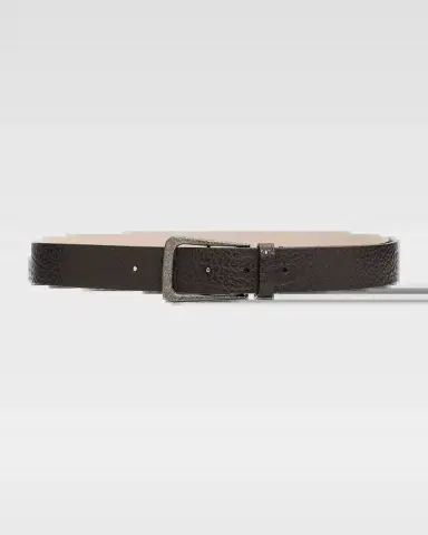 Brunello Cucinelli Lizard-Effect Leather Belt | Thumbnail 2 Brunello Cucinelli Lizard-Effect Leather Belt | Thumbnail 2