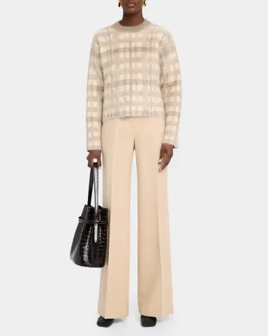 Lafayette 148 New York Lafayette Flare-Leg Camel Hair Pants | Thumbnail 2 Lafayette 148 New York Lafayette Flare-Leg Camel Hair Pants | Thumbnail 2