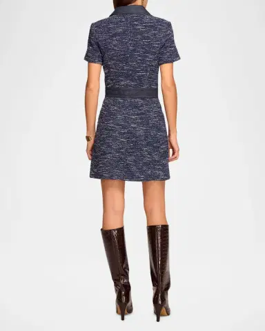 Ramy Brook Darla Denim Tweed Mini Dress | Thumbnail 3 Ramy Brook Darla Denim Tweed Mini Dress | Thumbnail 3
