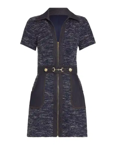 Ramy Brook Darla Denim Tweed Mini Dress | Thumbnail 1 Ramy Brook Darla Denim Tweed Mini Dress | Thumbnail 1