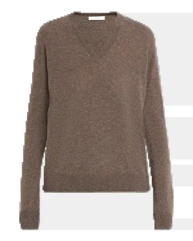 The Row Phora Lightweight Cashmere V-Neck Sweater | Thumbnail 5 The Row Phora Lightweight Cashmere V-Neck Sweater | Thumbnail 5