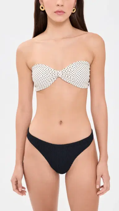 Hunza G Delphine Bikini Set Black/Polka Dot | Thumbnail 5 Hunza G Delphine Bikini Set Black/Polka Dot | Thumbnail 5