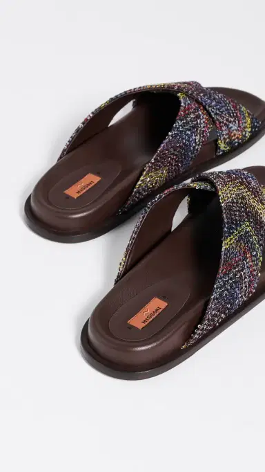 Missoni Viola Sandals Yellow Brown | Thumbnail 4 Missoni Viola Sandals Yellow Brown | Thumbnail 4