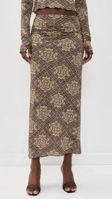 SIR. SIR. Isola Midi Skirt | Thumbnail 2 SIR. SIR. Isola Midi Skirt | Thumbnail 2