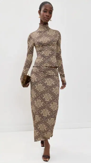 SIR. SIR. Isola Midi Skirt | Thumbnail 5 SIR. SIR. Isola Midi Skirt | Thumbnail 5