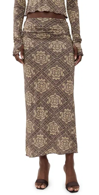SIR. SIR. Isola Midi Skirt | Thumbnail 1 SIR. SIR. Isola Midi Skirt | Thumbnail 1